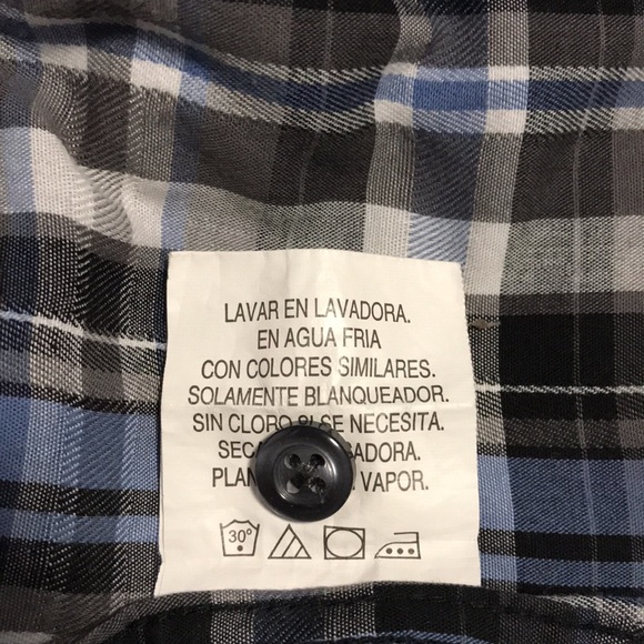 Beverly Hills Polo Club Mens Plaid short sleeve Shirt. Size XL - Picture 6 of 7